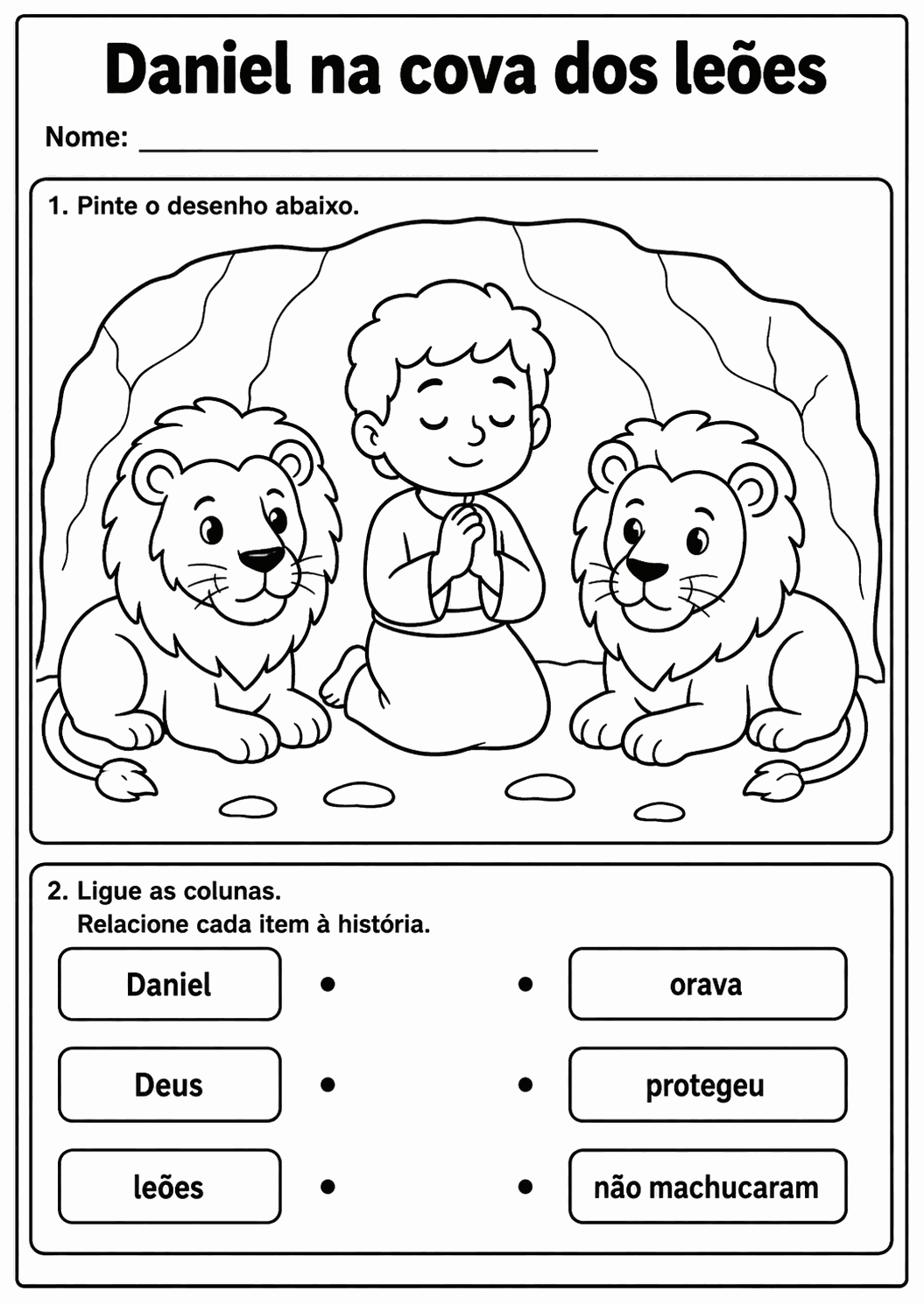 Exemplo de atividade bíblica infantil 3
