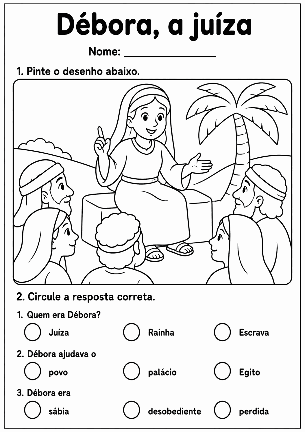 Exemplo de atividade bíblica infantil 4