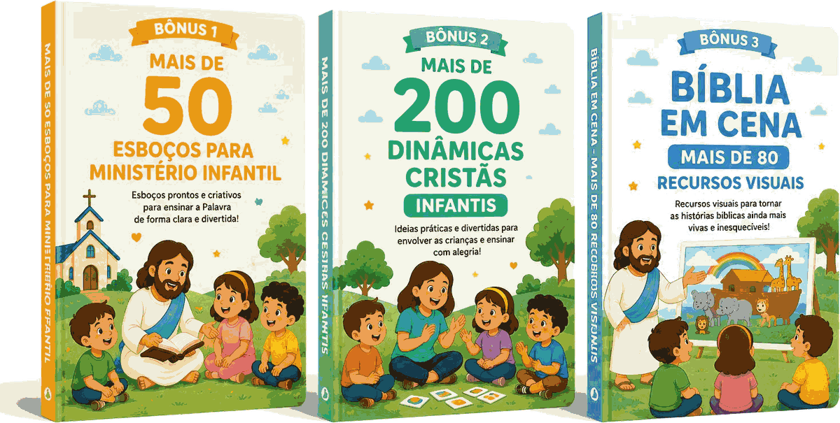 Imagem com os três bônus do Kit Premium
